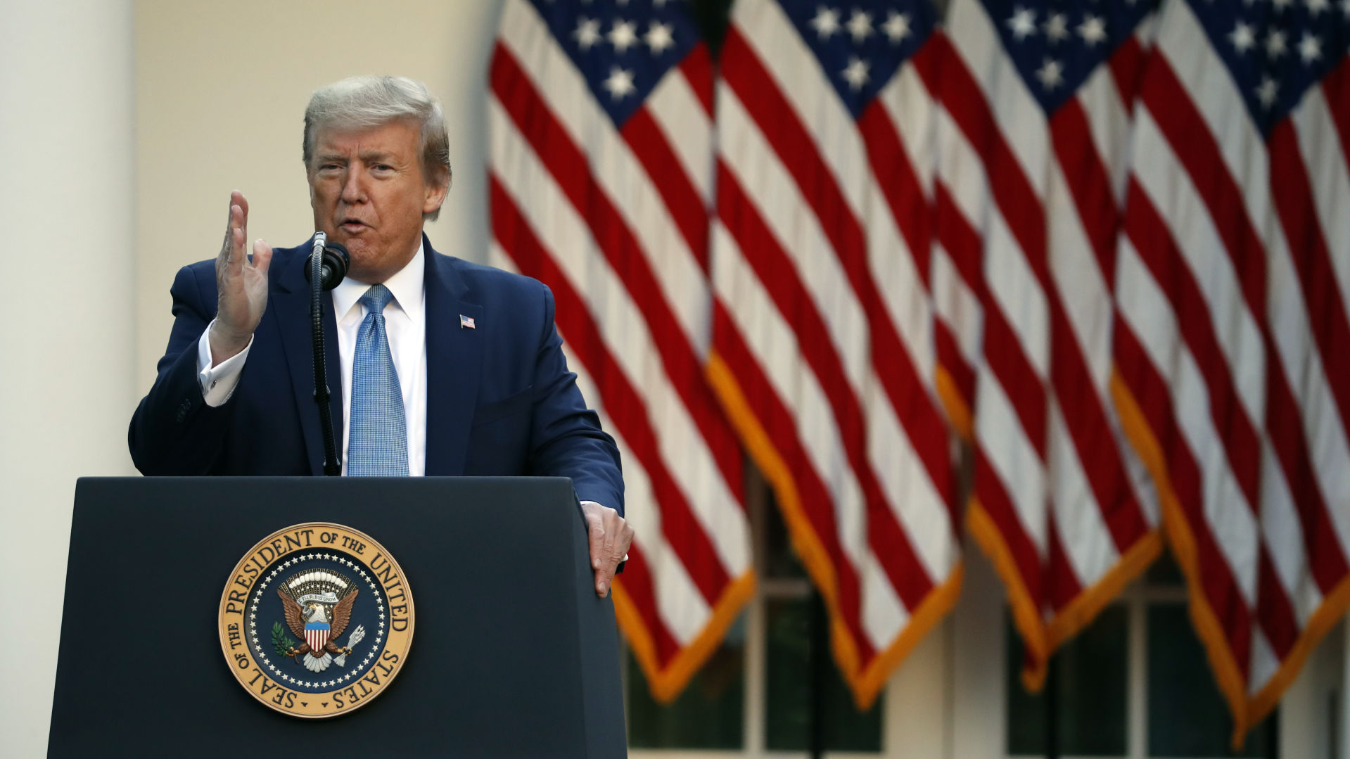 Virus Outbreak Trump